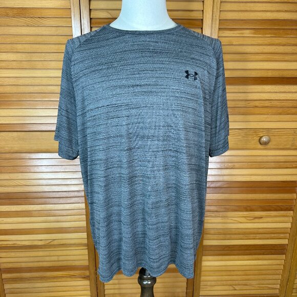 Under Armour Men’s Gray Loose Fit Short Sleeve Shirt XXL - Picture 1 of 10